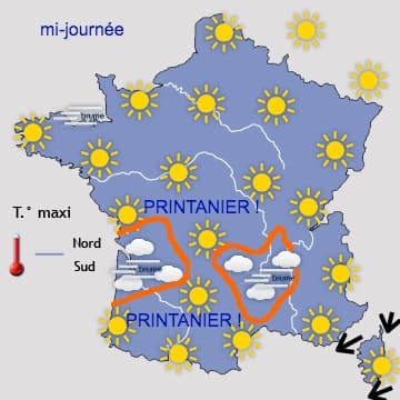 Encore le printemps jusqu'à mercredi