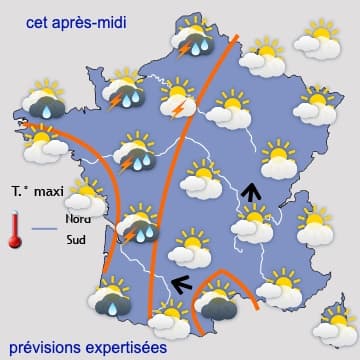 Multiplication des orages jusqu'à dimanche 