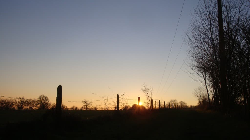 Bientôt le coucher de soleil..
