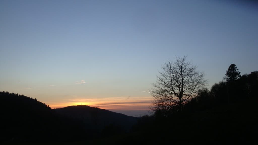 Coucher caché..