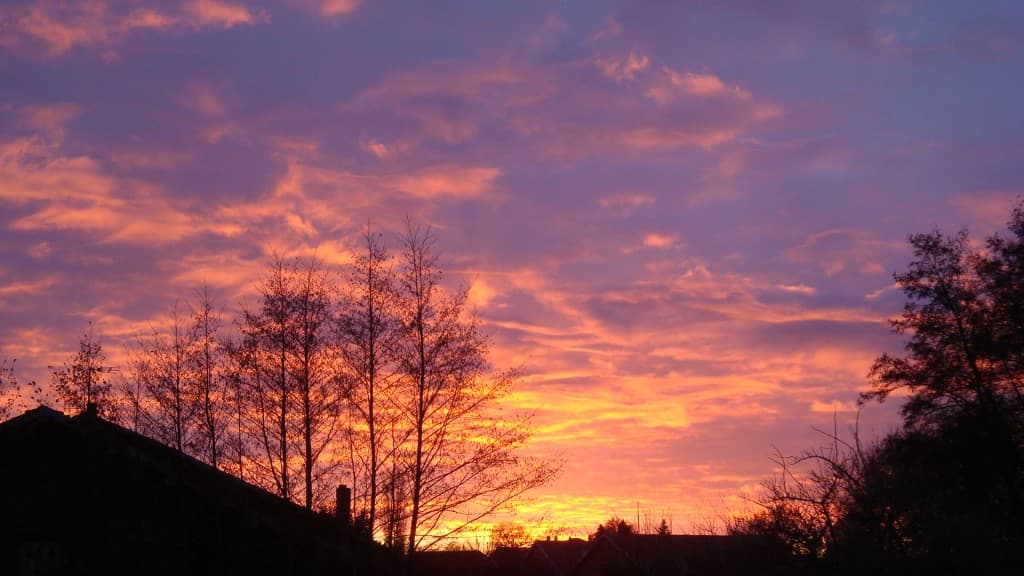 Joli coucher..