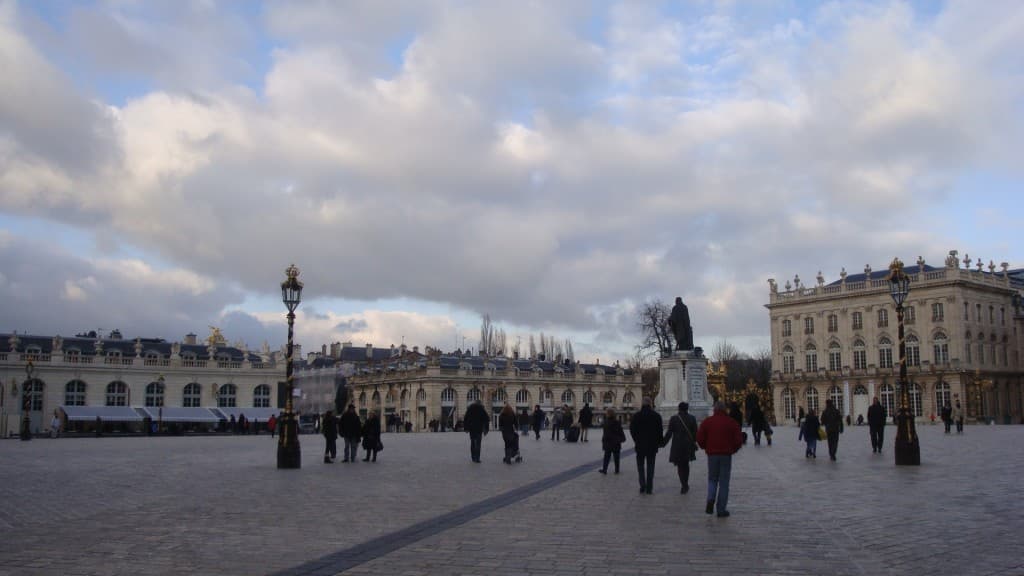la place Stanislas cet après midi..