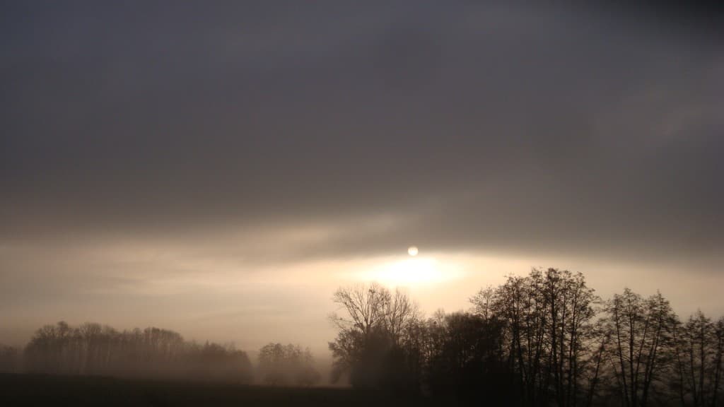 Le brouillard revient..ce matin à 9h