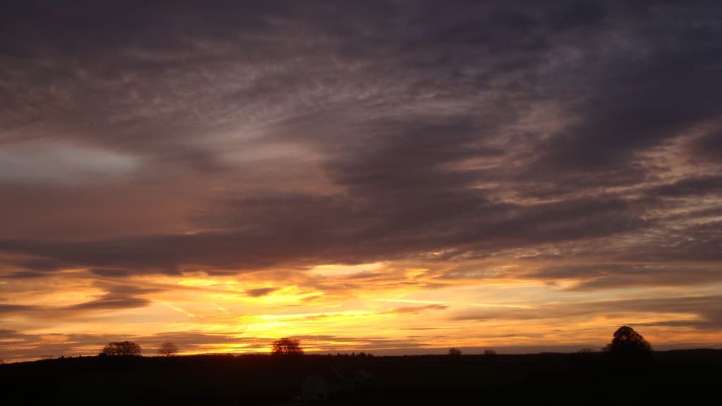 Magnifique lever de soleil