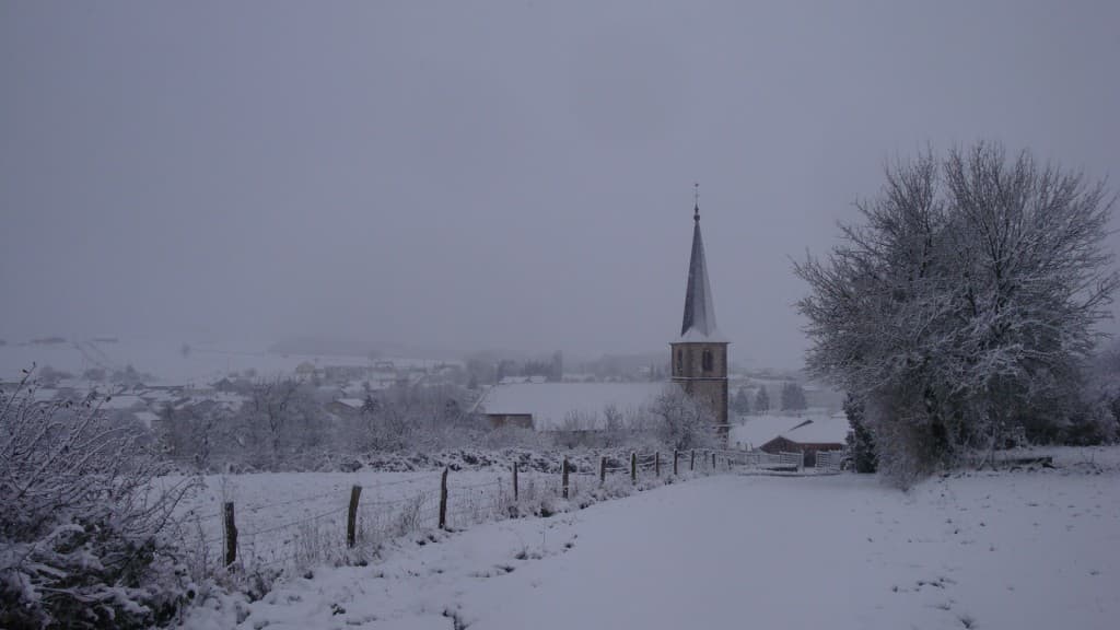 Première neige de l'automne