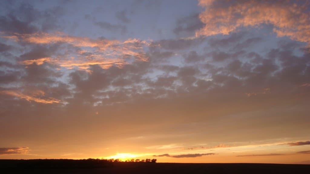Au soleil couchant