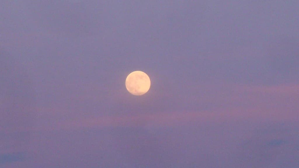 La lune ce soir à 21h45