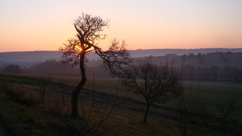Le soleil arrive