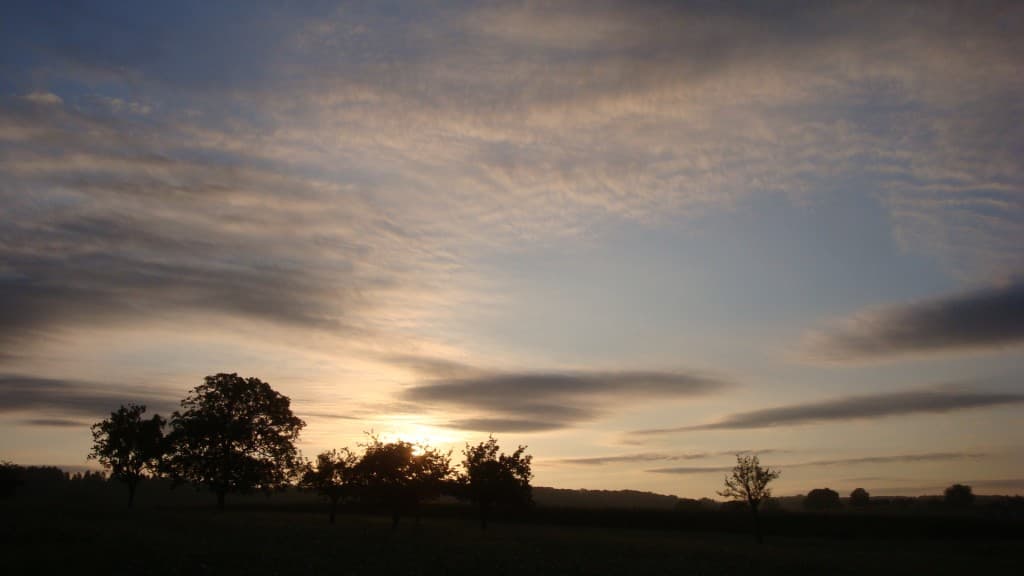Le soleil se cache