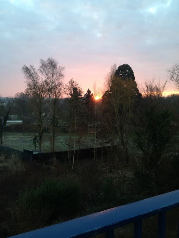 lever du jour sur Metz