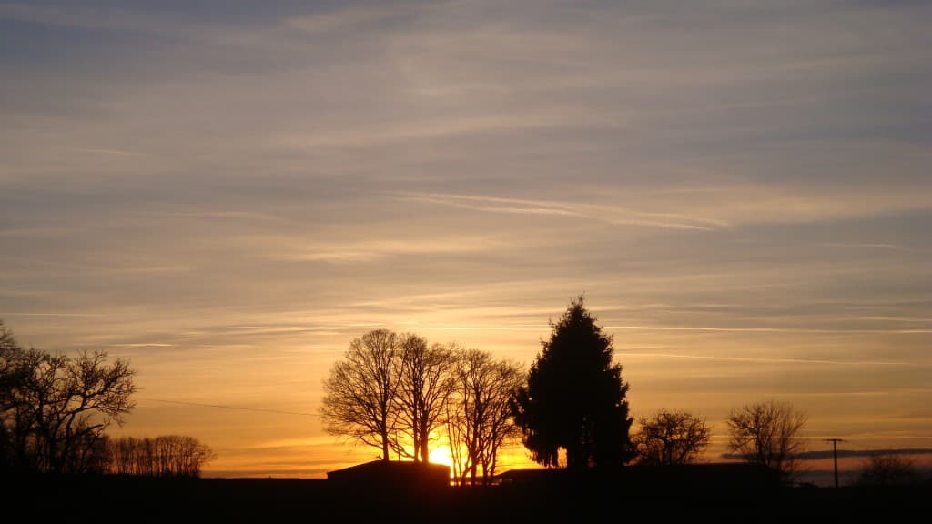 Soleil couchant
