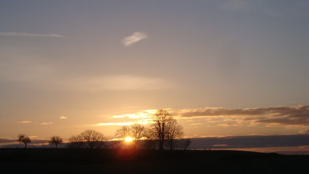 Un lever de soleil enfin...