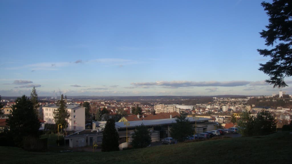 une vue d'Epinal depuis Chantraine