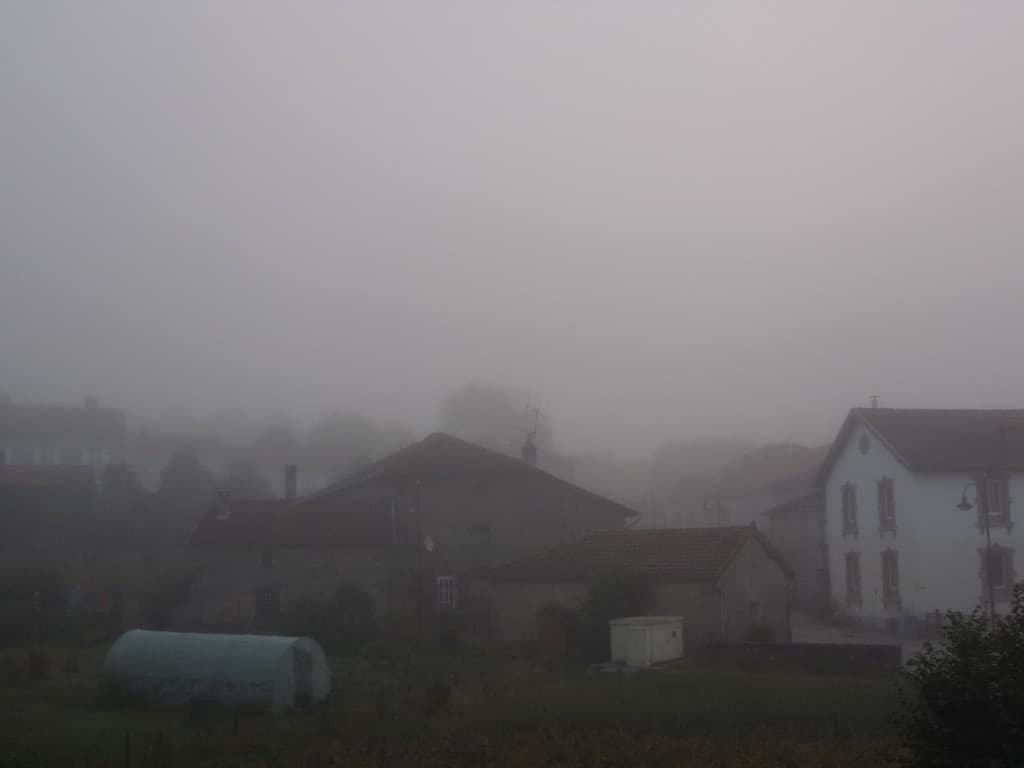 Du brouillard  ce matin