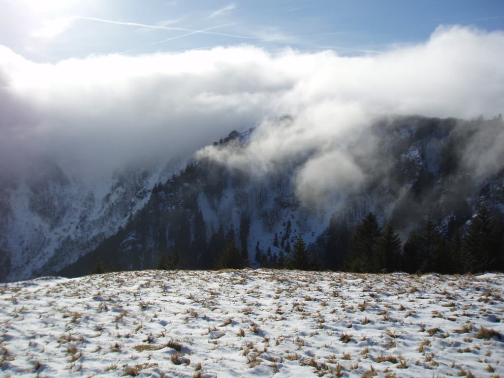 Nuées sur le Haut de Falimont.