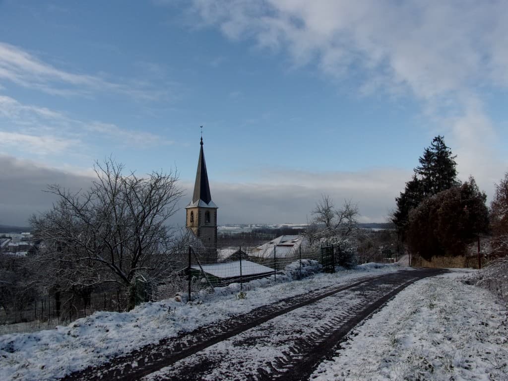 Un peu de neige et le soleil arrivve