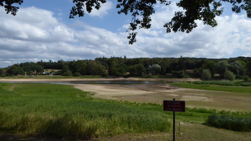 Chaleur sur le lac de Bouzey
