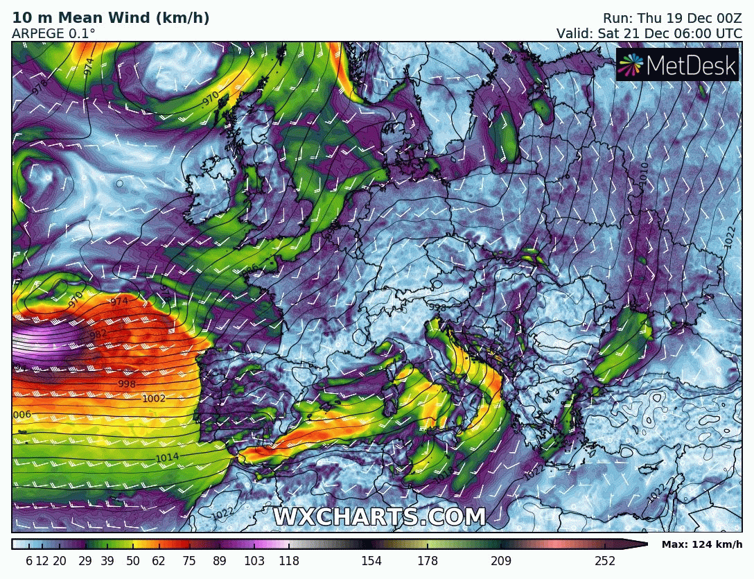 Image d'illustration pour Nouveau risque de tempête sur la France ce week-end