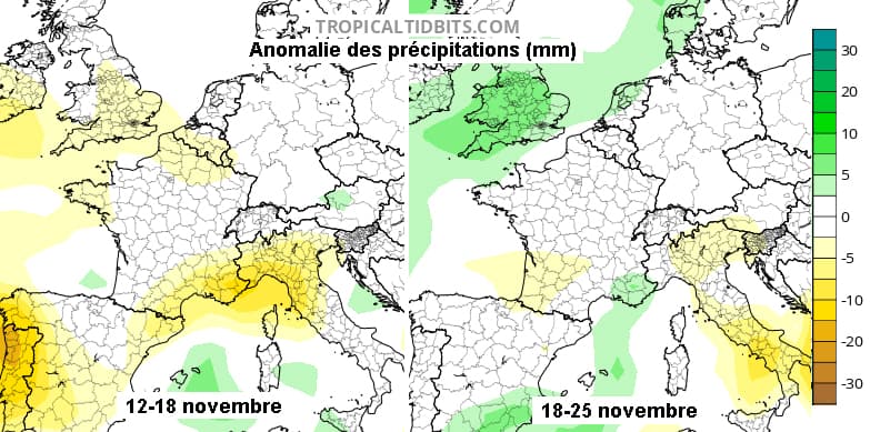 Image d'illustration pour Prévision mensuelle : quel temps pour Novembre ?