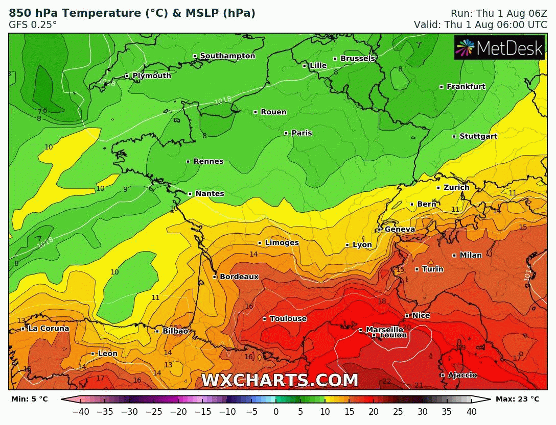 Image d'illustration pour Vers un week-end de fortes chaleurs