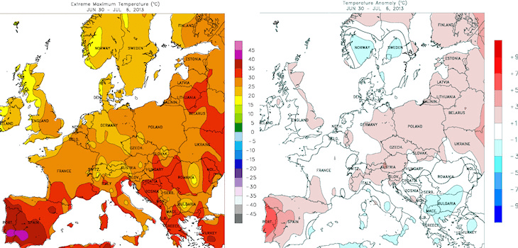 Image d'illustration pour Portugal - Espagne - France : face à la canicule