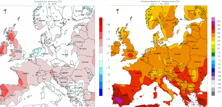 Image d'illustration pour Portugal - Espagne - France : face à la canicule