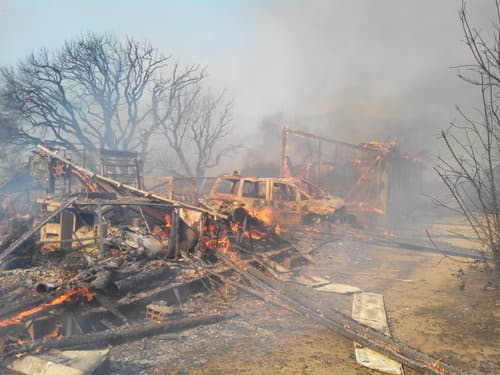 Image d'illustration pour Coup de vent et incendies en Corse