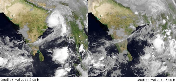 Image d'illustration pour Dissipation de la tempête cyclonique Mahasen sur le Bangladesh