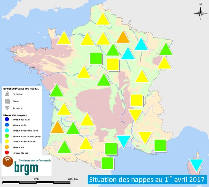 Image d'illustration pour Bulletin de niveaux des nappes phréatiques en avril
