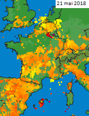 Image d'illustration pour De violents orages fin mai se prolongeant début juin
