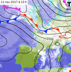 Image d'illustration pour Vent, pluie, neige : un week-end du 11 novembre très agité