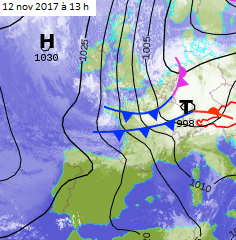 Image d'illustration pour Vent, pluie, neige : un week-end du 11 novembre très agité