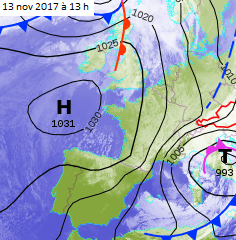 Image d'illustration pour Vent, pluie, neige : un week-end du 11 novembre très agité