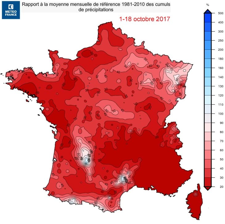 Image d'illustration pour Des arrêtés sécheresse sur plus de la moitié de la France