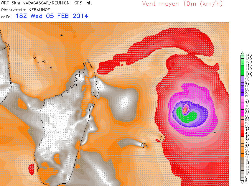 Image d'illustration pour Forte tempête tropicale Edilson (Ile Maurice)