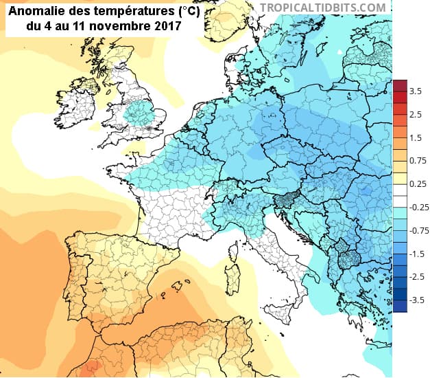 Image d'illustration pour Prévision mensuelle : quel temps pour Novembre ?