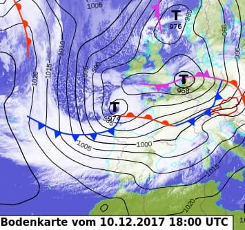 Image d'illustration pour Pluie, vent et neige : intempéries au passage de la tempête Ana