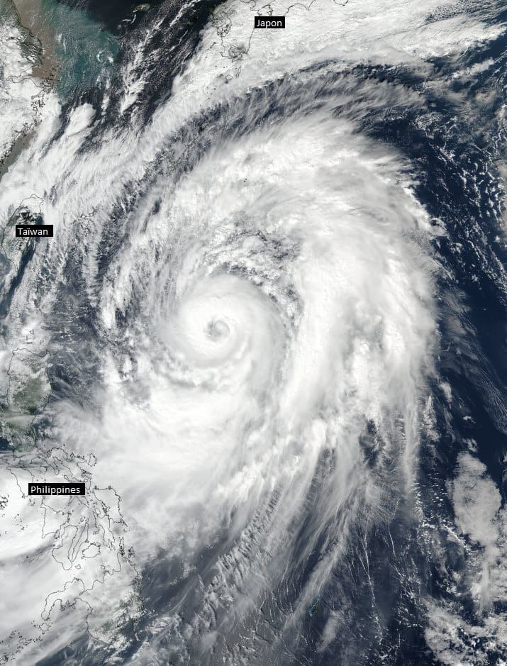 Image d'illustration pour Typhon Lan vers le Japon