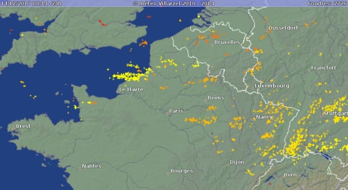 Image d'illustration pour Forts coups de vent sous des lignes de grains